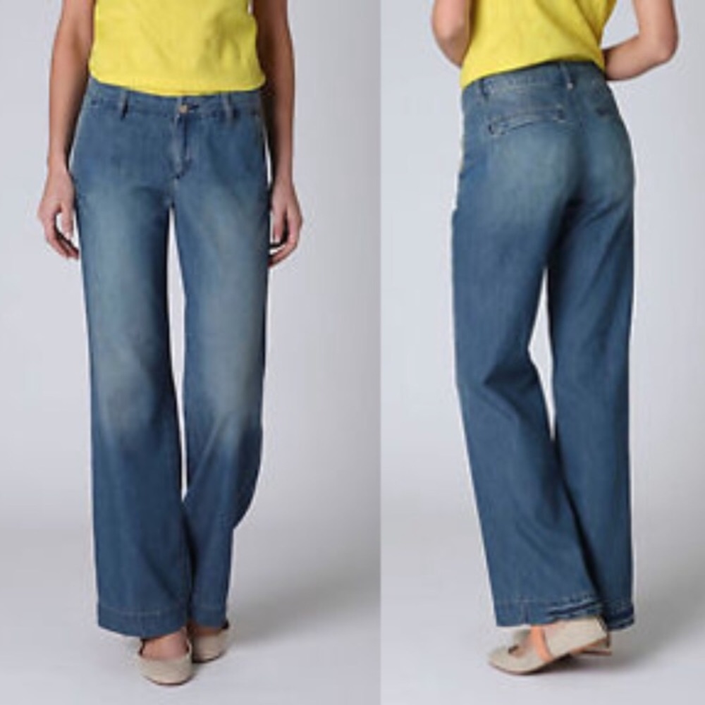 *SALE*Anthro | Holding Horses wide leg denim pants